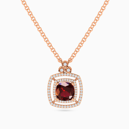 LDN2352 - Square Halo Diamond & Red Stone Necklace in 18K Gold - 144501101423451-1.jpg