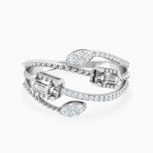 LDR3599 - Multiple Bands Diamond Split Shank Ring in 18K Gold - 144100303221141-1.jpg