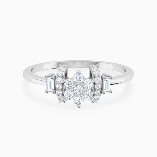 LDR3719 - Two Lines & Floral Cluster Diamond Ring in 18K Gold - 144100303321141-1.jpg LDR3719 - Two Lines & Floral Cluster Diamond Ring in 18K Gold - 144100303321141-1.jpg