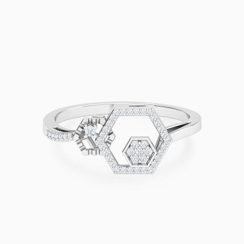 LDR3712 - Hexagons Diamond Pave Ring in 18K Gold - 144100303491141-1.jpg