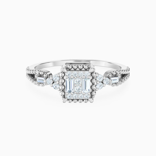 LDR3704 - Rectangular Beaded Frame Diamond Split Shank Ring in 18K Gold - 144100305071141-1.jpg