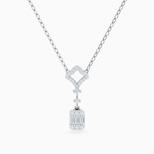 LDN2498 - Open Leaf & Rectangle Diamond Necklace in 18K Gold - 144500306241451-1.jpg