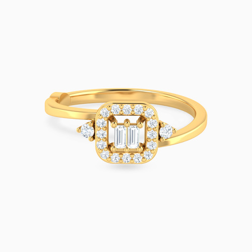LDR3850 - Square & Baguette Diamond Ring in 18K Gold - 144100307892151-1.jpg