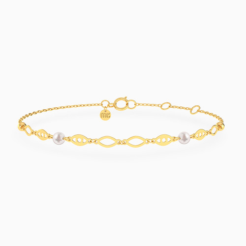 MLB814 - Marquise Links Pearls and beads Chain Bracelet in 14K Gold - 101101400402181-1.jpg