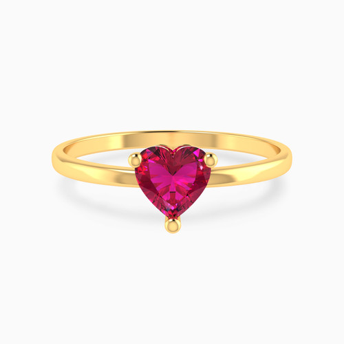 MLR886 - Heart Pink Stone Ring in 14K Gold - 101021800932141-1.jpg