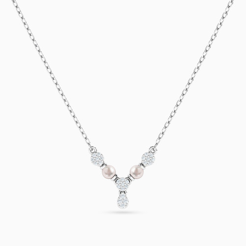 LDN2573 - Floral Cluster Pearl & Diamond Necklace in 18K Gold - 144500308941451-1.jpg