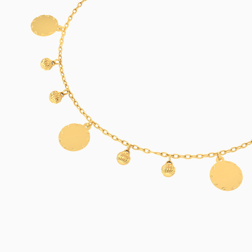 MLB59 - Circle Chain Anklet in 18K Gold - 21050140016-4.jpg