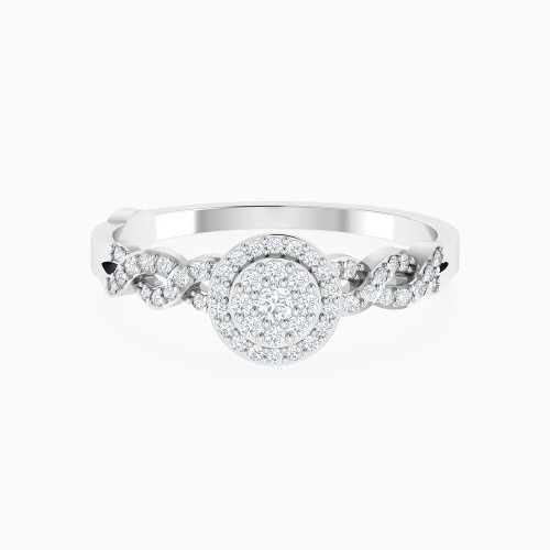 LDR3947 - Round Cluster & Braided Diamond Ring in 18K Gold - 144103301731151-1.webp