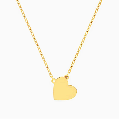 MLN1967 - Heart Necklace in 9K Gold - 191051400052400 -1.webp