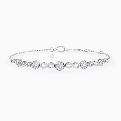 LDB97 - Infinity Diamond Chain Bracelet in 18K Gold - BR30-236-1.jpg