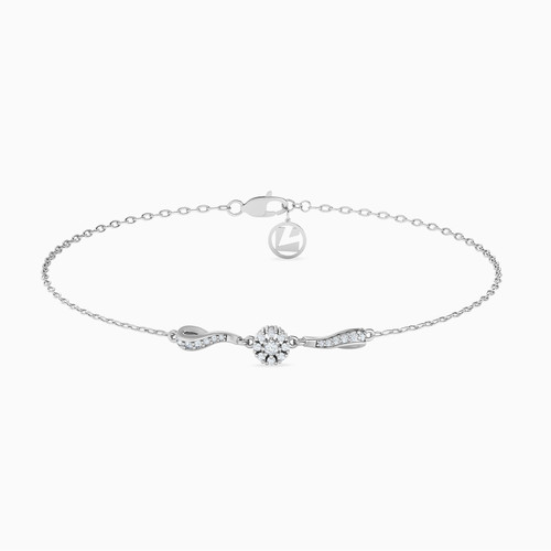 LDB86 - Flower Diamond Chain Bracelet in 18K Gold - BR30-373-1.jpg