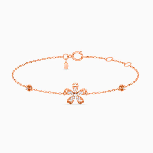 LDB1 - Flower Diamond Chain Bracelet in 18K Gold - 144360300573191-1.jpg