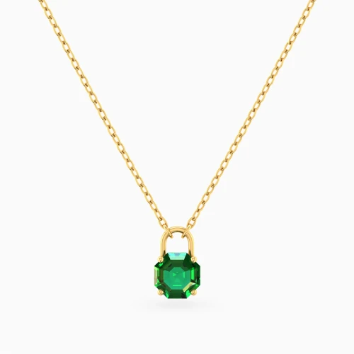 LIN1301 - Octagonal Green Stone Necklace in 14K Gold - 102051801452401-1.webp