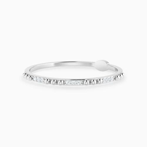 LDR4175 - Beaded Band Diamond Ring in 18K Gold - 144150300881151-1.webp