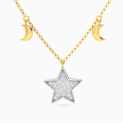 MLN1420 - Multi-shaped Diamond Necklace in 18K Gold - NL50-168-1.jpg