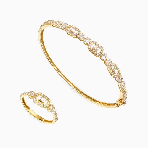 LGS469 - Rectangular Frame Cubic Zirconia Half Set in 18K Gold - 113115300202001-1.jpg