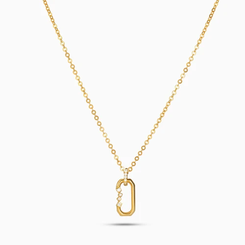 MLN2273 - Rectangular Link Diamond Necklace in 18K Gold - 141501100142451-1.webp