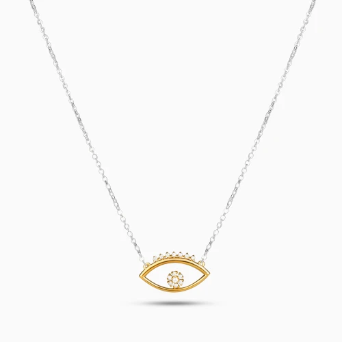 MLN578 - Evil Eye Diamonds Necklace In 18K Gold - NM50-253-1.webp