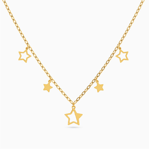 MLN71 - Star Chain Necklace in 18K Gold - 21046140610-1.jpg