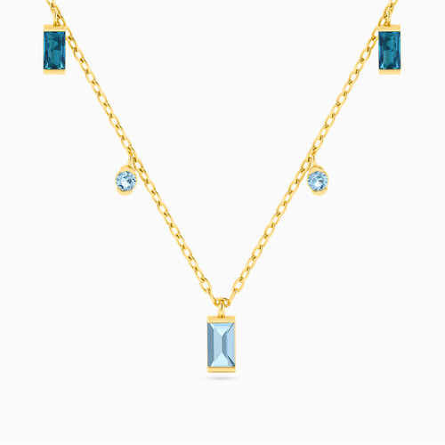 MLN314 - Baguette Colored Stones Necklace in 18K Gold - 111050300252421-1.jpg