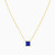 MLN58 - Square Blue Stone Necklace In 18K Gold - 111051100422423-3.jpg