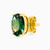 MLE10 - 18K Gold Colored Stones Stud Earrings