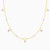 MLN34 - Circle Colored Stones Chain Necklace in 18K Gold - 111051100642421-1.jpg