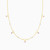 MLN34 - Circle Colored Stones Chain Necklace in 18K Gold - 111051100642421-3.jpg