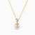 MLN33 - Round Pearls & Purple Stone Necklace In 18K Gold - 111051100582421-2.jpg