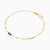 MLB80 - Baguette Green Stones Chain Bracelet in 18K Gold - 111100300092181-2.jpg