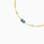 MLB80 - Baguette Green Stones Chain Bracelet in 18K Gold - 111100300092181-3.jpg