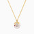 LIN871 - Circle Pearl & Colored Stones Necklace in 18K Gold - 112051102692451-2.jpg