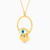 LIN83 - Evil Eye Colored Stones Necklace in 18K Gold - 112050300182451-2.jpg