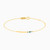 MLB82 - Circle Green Stones Chain Bracelet in 18K Gold - 111100300112181-1.jpg