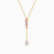 MLN31 - Round Pearls & Colored Stones Chain Necklace in 18K Gold - 111051100602421-2.jpg