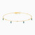 MLB100 - Baguette Green Stones Chain Anklet in 18K Gold - 111360300012251-1.jpg