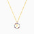 LIN623 - Letter F Colored Stones Necklace in 18K Gold - 112051101772451-3.jpg