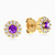 MLE216 - Circle Diamonds & Purple Stone Stud Earrings in 18K Gold - 141200300572001-2.jpg