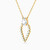 LIN881 - Pear Clear Stone Necklace in 18K Gold - 112051103052421-2.jpg