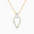 LIN881 - Pear Clear Stone Necklace in 18K Gold - 112051103052421-1.jpg