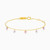 MLB2 - Round Colored Stones Chain Anklet in 18K Gold - 111361100032251-1.jpg