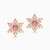 MLE217 - Star Diamonds & Rose Stone Stud Earrings in 18K Gold - 141200300582002-3.jpg