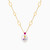LIN649 - Abstract Red Stone Necklace in 18K Gold - 112051102332451-1.jpg