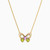 LIN748 - Butterfly Colored Stones Necklace in 18K Gold - 112051102522451-1.jpg