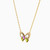 LIN748 - Butterfly Colored Stones Necklace in 18K Gold - 112051102522451-2.jpg