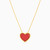 LIN202 - Heart Red Stone Necklace in 18K Gold - 112051100652451-3.jpg