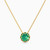 LIN776 - Circle Green Stones Necklace in 18K Gold - 112051102892451-1.jpg