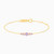 MLB3 - Circle Colored Stones Chain Bracelet in 18K Gold - 111101100122181-1.jpg