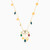 LIN73 - Evil Eye Colored Stones Necklace in 18K Gold - 112050300082451-3.jpg