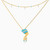LIN842 - Nefertiti Green Stones Layered Necklace in 18K Gold - 112051101062451-1.jpg